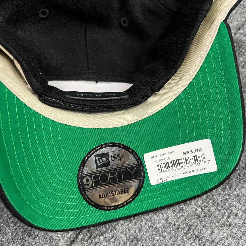 New Era x‎ Fear of God Black Kansas City Monarchs 9FORTY Men's Adjustable Hat FG
